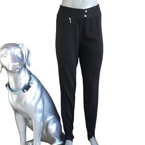 Vintage Ski Lion Ski Snow Pants with Stirrups Black Women's Size 8